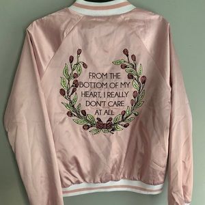 Pink Bomber Jacket